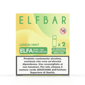 ELFBAR ELFA + POD LEMON MINT PACK x2 POD