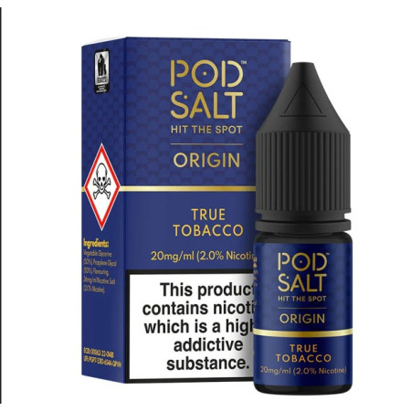 ELIQUIDS 10ml POD SALT TRUE TOBACCO 11mg/ml