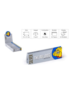 THE BULLDOG CARTINA SHORT SILVER 50pz*25cf (1250 unt.)