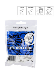 THE BULLDOG FILTRI 8mm BUSTINA 100pzx30cf (3000 unt.)