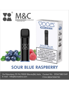VOOM POD MESH SOUR BLUE RASPBERRY 20