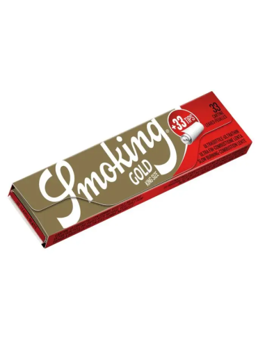 SMOKING GOLD CARTINA KING SIZE+TIPS 66pz*24cf...