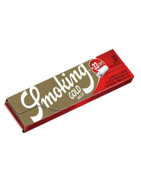 SMOKING GOLD CARTINA KING SIZE+TIPS 66pz*24cf (1584 unt.)
