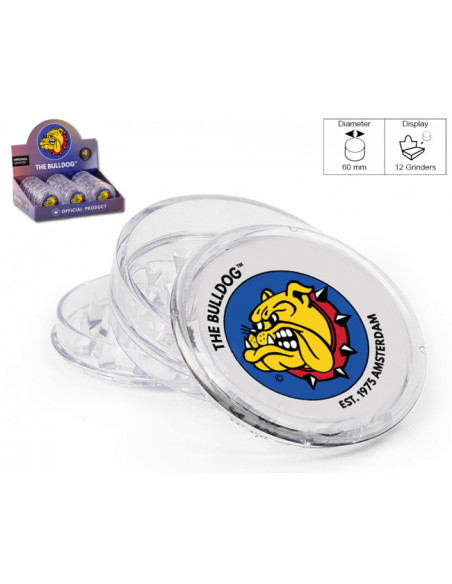 THE BULLDOG GRINDER PLAST. TRASP