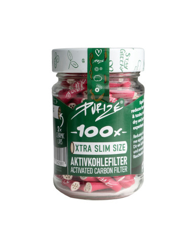 PURIZE FILTRI AI CARBONI ATTIVI - PINK 100pz