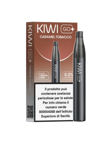 KIWI GO + STARTER KIT - CARAMEL TOBACCO 20