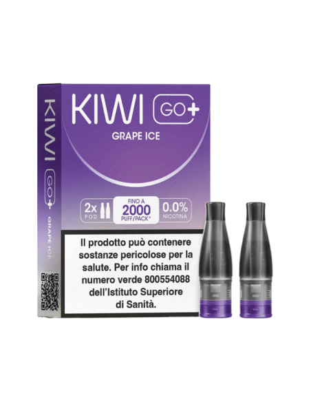 KIWI GO + POD- GRAPE ICE 20