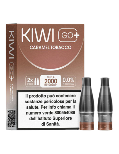 KIWI GO + POD- CARAMEL TOBACCO 20