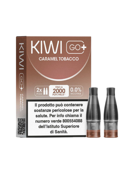 KIWI GO + POD- CARAMEL TOBACCO 20