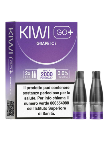 KIWI GO + POD - GRAPE ICE 0 MG/ML