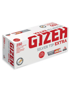 GIZEH TUB SILVER TIPS EXTRA 4X250