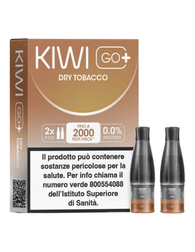 KIWI GO + POD- DRY TOBACCO 20