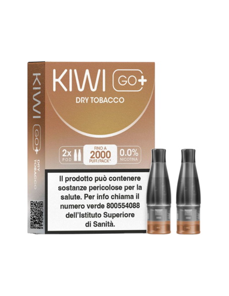 KIWI GO + POD- DRY TOBACCO 20