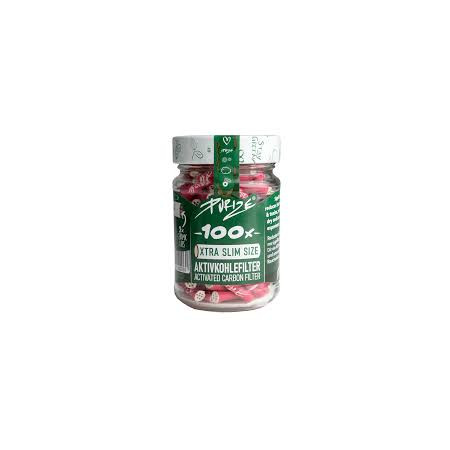 PURIZE CARBONI ATTIVI XTRA SLIM PINK BARATT. 1x100pz