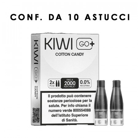 KIWI GO+ POD COTTON CANDY PACK x2 POD