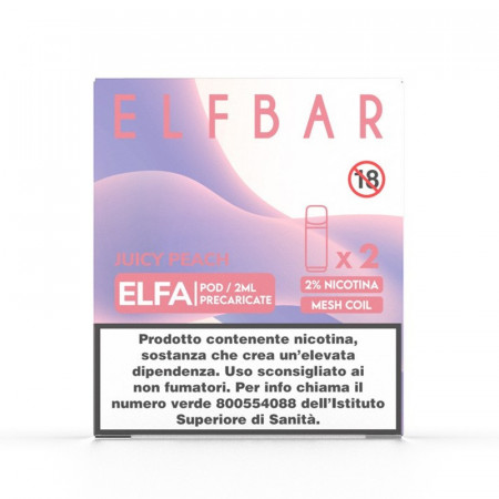 ELFBAR ELFA + POD JUICY PEACH PACK x2 POD