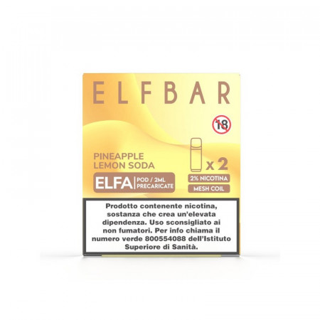 ELFBAR ELFA + POD PINEAPPLE LEMON SODA PACK x2 POD
