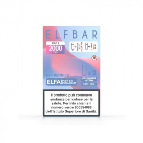 ELFBAR ELFA + POD ZERO MIX BERRIES - PACK x2 POD