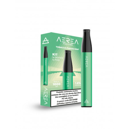VIBE AEREA STARTER KIT TOBACCO FUSION MINT 2ml - 18mg/ml