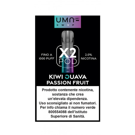 UMAMI SWAP POD KIWI GUAVA PASSIONFRUIT 2ml - 20mg/ml