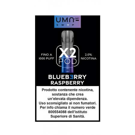 UMAMI SWAP POD BLUEBERRY RASPBERRY 2ml - 20mg/ml
