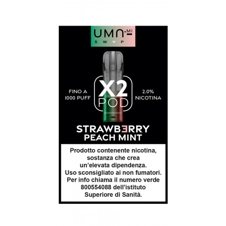 UMAMI SWAP POD STRAWBERRY PEACH MINT 2ml - 20mg/ml