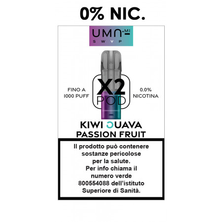 UMAMI SWAP POD KIWI GUAVA PASSIONFRUIT 2ml - 0mg/ml
