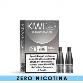 KIWI GO+ POD ZERO CLASSIC TOBACCO - PACK x2 POD