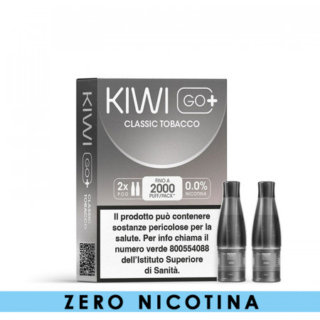 KIWI GO+ POD ZERO CLASSIC TOBACCO - PACK x2 POD
