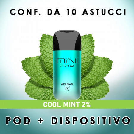 AIR BAR KIT MINI PRO COOL MINT 2ml - 20mg/ml + DISPOSITIVO
