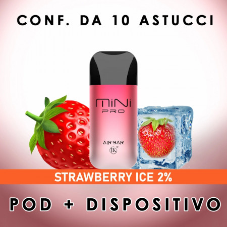AIR BAR KIT MINI PRO STRAWBERRY 2ml - 20mg/ml + DISPOSITIVO