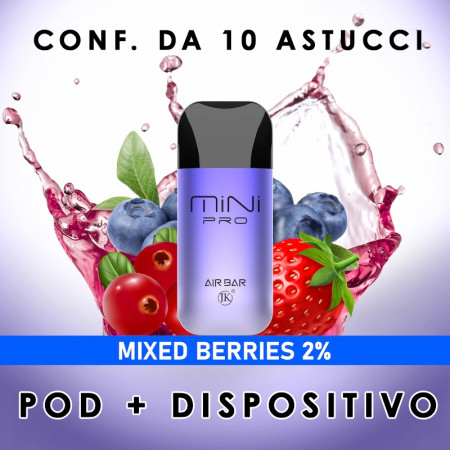AIR BAR KIT MINI PRO MIXED BERRIES 2ml - 20mg/ml + DISPOSITIVO