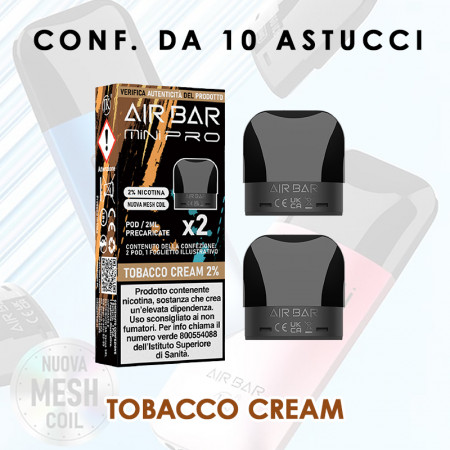 AIR BAR MINI PRO TOBACCO CREAM PACK x2 POD