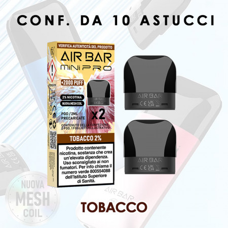 AIR BAR MINI PRO TOBACCO PACK x2 POD