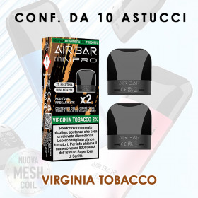 AIR BAR MINI PRO VIRGINIA TOBACCO - PACK x2 POD
