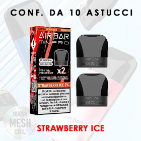 AIR BAR MINI PRO STRAWBERRY ICE - PACK x2 POD