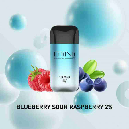 AIR BAR MINI BLUEBERRY SOUR RASPBERRY 2ml - 20mg/ml
