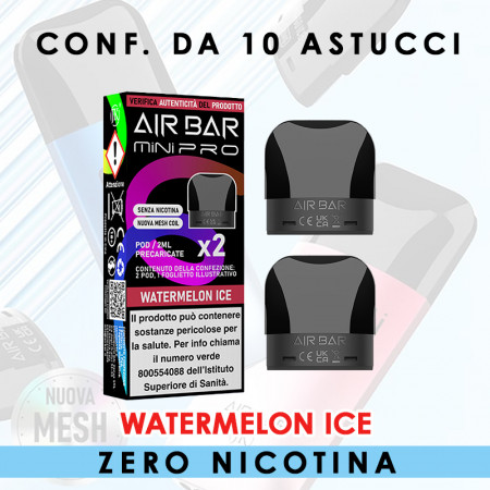 AIR BAR MINI PRO ZERO WATERMELON ICE - PACK x2 POD
