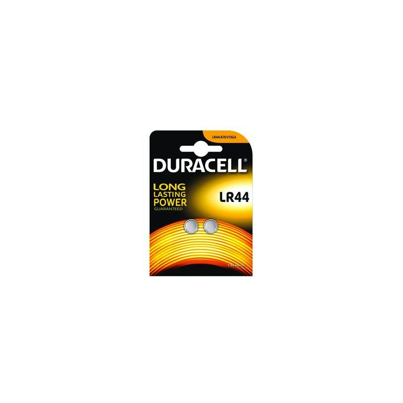 PAST. DUR. LR44 2x 1,5v DURACELL 10pz