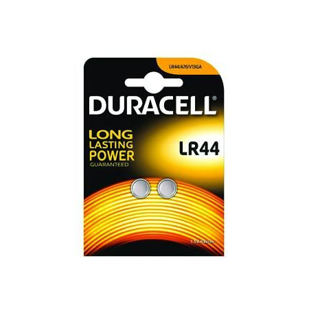 PAST. DUR. LR44 2x 1,5v DURACELL 10pz