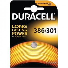 PAST. DUR. D386/301 1x 1,5v DURACELL OSS/ARG. 10pz