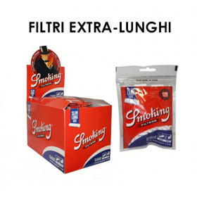 FILTRI ACETATO SMOKING 6mm EXTRA LUNGHI 30X120pz