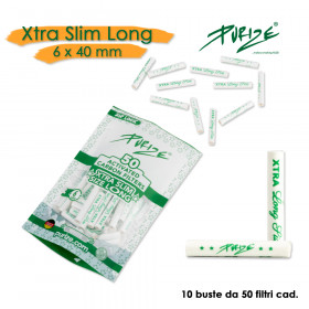 PURIZE CARBONI ATTIVI XTRA SLIM LONG WHITE BUSTA 10x50pz