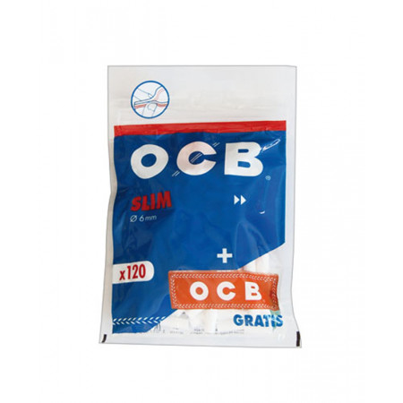 FILTRO ACETATO OCB 6MM BUSTINA+CART.34X120PZ