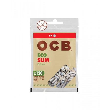 FILTRI BIODEG. OCB 6mm Bustina 10x120pz