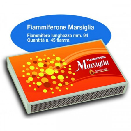 FIAMMIFERI MARSIGLIA FIAMMIFERONE 1x10BOX da 45fiam.