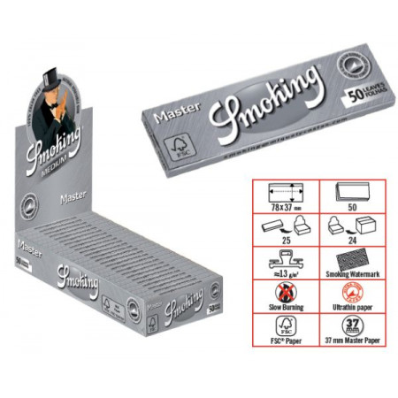 CART. SMOKING REGULAR MASTER MED. 25pz