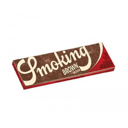 CART. SMOKING MEDIUM BROWN 25pz