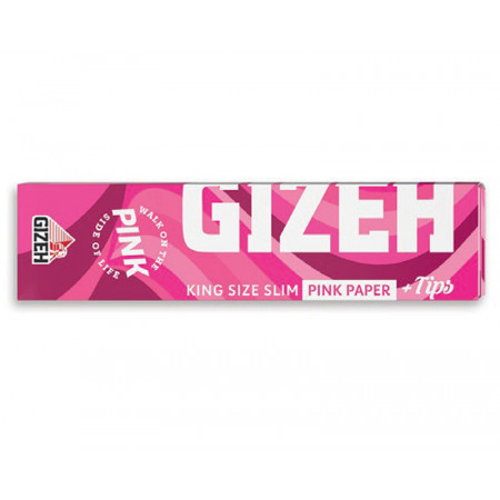 CART. GIZEH KS SLIM PINK EXTRA FINE +FILTRO MAGNETICA 26pz