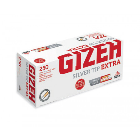 TUBETTI GIZEH SILVER EXTRA 4x250pz